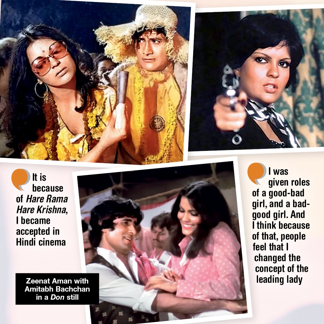 bombaytimes's tweet photo. "My grey roles blurred the line between a heroine and vamp"
At an event titled 'Zeenat Aman Rewind To #Don', the veteran actress recalled how she had put a lot of herself in the role of Roma & how #DevSaheb supported her career
Read: https://t.co/KJbbkn5mmf
@FHF_Official https://t.co/Bdrr7dlv8N