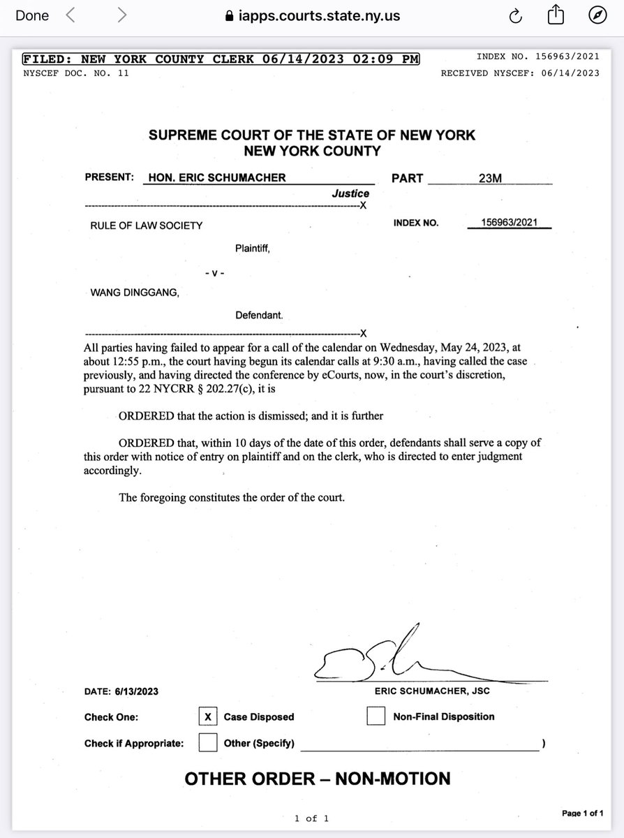 2021年7月郭文贵的法治基金起诉路德诽谤罪，索赔50万美元。

法院今年5月24日开庭，双方都无人出庭，法官裁决撤销此案。

路德出来走两步，说说你有没有把以打官司为理由募来的钱退还给粉丝？