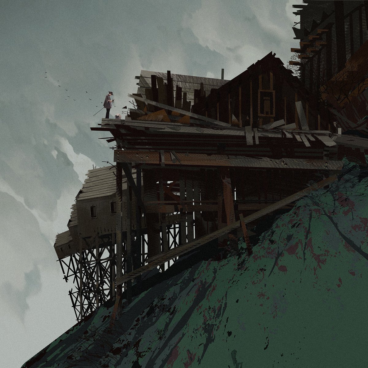 “The building is empty.

It must have been abandoned for a long time.”

-Dovev