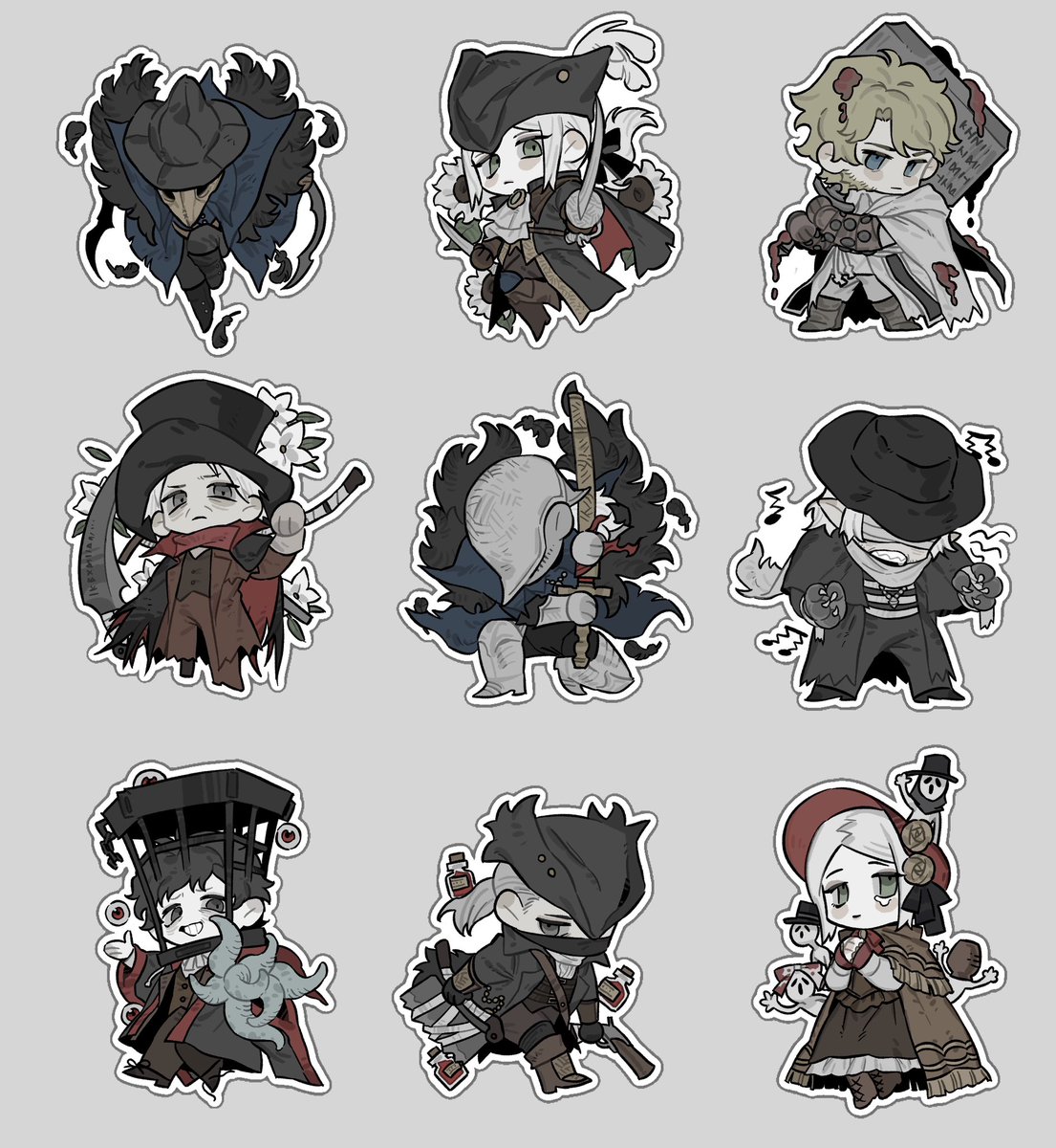 carrottrembling's tweet photo. 畫小東西！ #Bloodborne https://t.co/IpJZdq75Pq