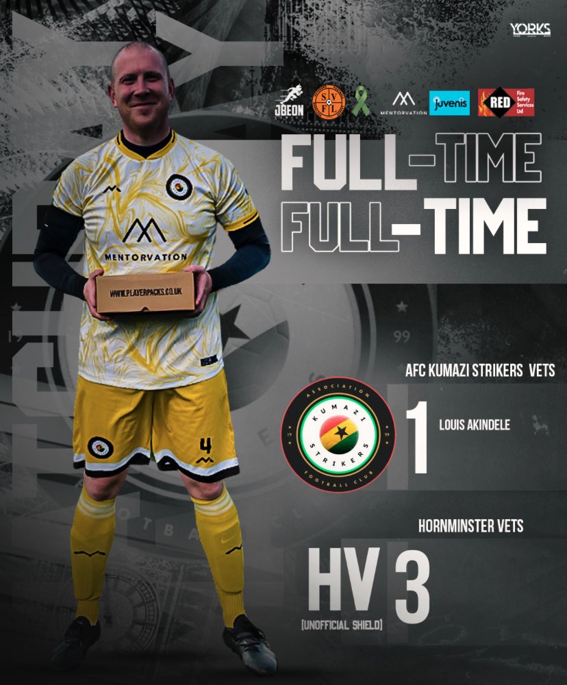 After a below par performance the vets crash out of the London Cup against <a href="/hornminster/">Hornminster_vets_fc</a>   

We go again next week 💪🏾💛🖤