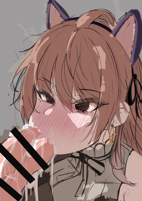 ちゃんと塗らないかも美琴、、、なんだそのどすけべ衣装は、、 