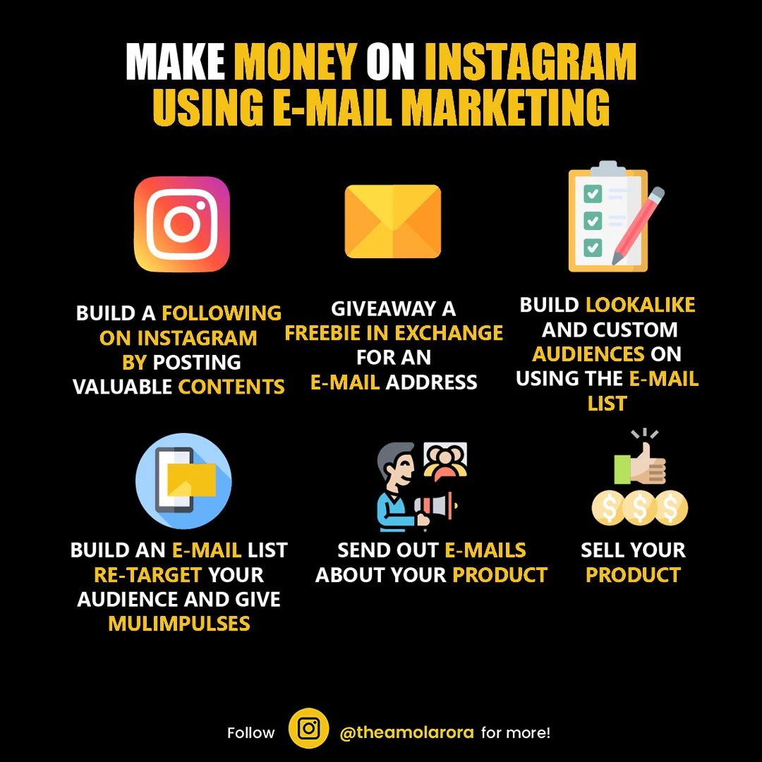 amolarora's tweet image. Monetize Instagram with Email Marketing: Your Guide to Earning 💰📧
#InstagramMonetization #EmailMarketing #OnlineIncome #DigitalMarketing