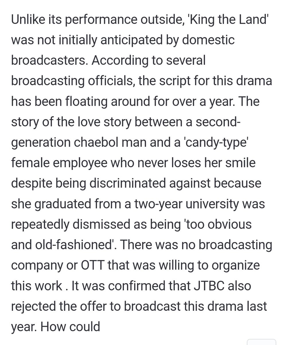 OhsoHuisman's tweet photo. King the land script was considered 'the ugly duckling' that it even got rejected by alot of broadcasting companies &amp; ott platforms including jtbc until junho &amp; yoona came onboard. Against all odds, It became most loved Korean drama overseas n 2023 most successful Netflix show✨ https://t.co/I1SSRMXnP0