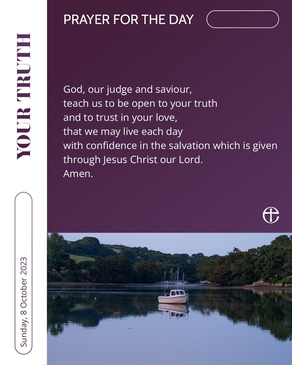 Join in with us and thousands of others praying these words today.

Access a spoken version of today's prayer at cofe.io/TodaysPrayer.