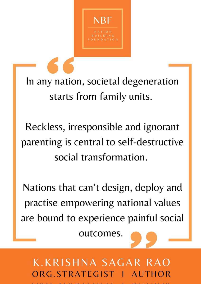 #NationBuildingFoundation
#SocialTransformation 
#parenting