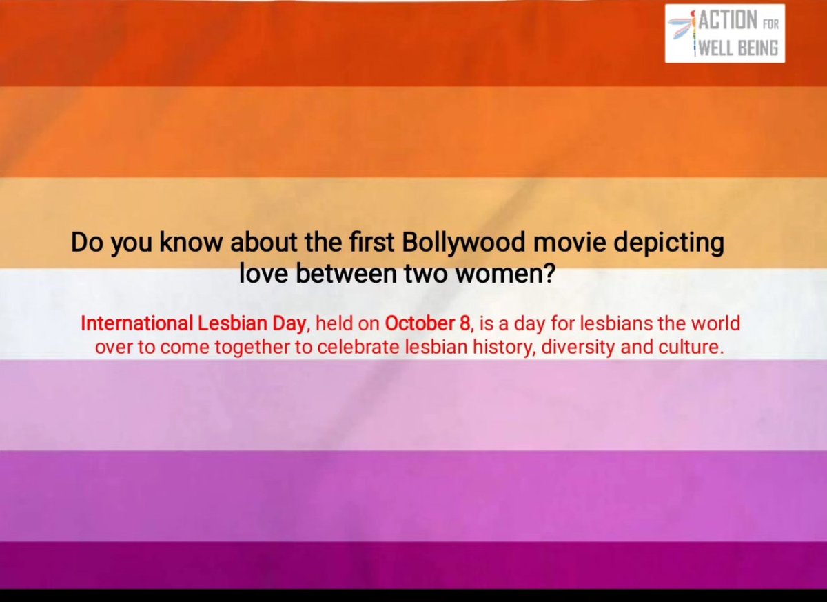 awbindia2019's tweet photo. 8th October: A day that allows lesbian role models to bring awareness to the issues that they face. This started in New Zealand and Australia somewhere around 1980-1990. 

#loveislove #pride #equality #equalrights #inclusion #awareness #visibility https://t.co/lgzRzefvGf