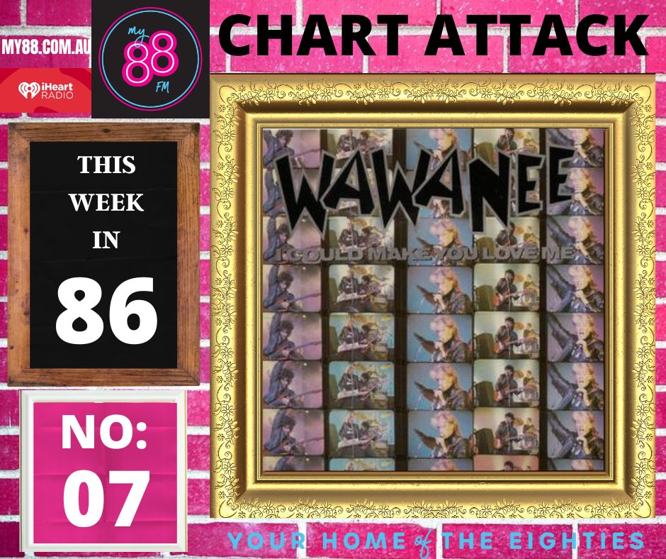 waynetunks's tweet photo. #ChartAttack on @My88_FM: Aussie Top 20 from this week in 1986:
7: I Could Make You Love Me #WaWaNee
On any given day I would call this my favourite Wa Wa Nee song, was so great to see Steve play it live a little while ago. https://t.co/YdPbaN7s9z