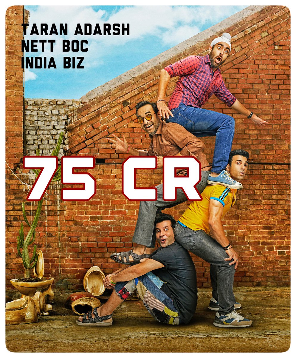 #Fukrey3 jumps again on [second] Sat… Will cross ₹ 75 cr TODAY [Sun]… An open run till #Dussehra2023 should prove advantageous, will ensure an impressive total… [Week 2] Fri 2.31 cr, Sat 4.02 cr. Total: ₹ 72.35 cr. #India biz. #Boxoffice