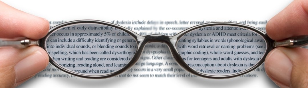 عدسات كروماجين تساعد المصابين بعسر القراءه البصريه .. 
من أقوال المراجعين بالعياده :- 
1. الحروف وقفت تتحرك 
2. الحروف اكبر و اوضح 
3. افهم ما اقراءه بعد لبسي للنظاره الملونه