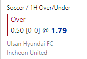 football433tips's tweet photo. 👊 Over 0.5 goals ht
More 👉 https://t.co/CsQlUJx913
#pickvalue #inplay #goalpredictor https://t.co/NnU0Wj1fL5
