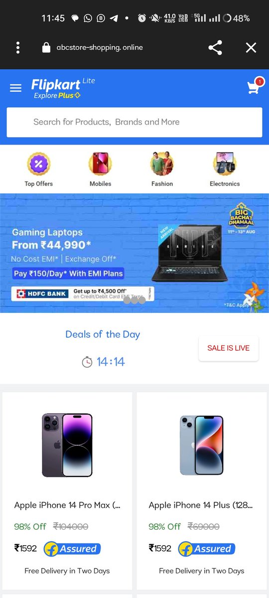 MartTricky's tweet photo. @Flipkart kindly report this website owner he is a fraud. They are running ads by using your name and making it look like the #Flipkart website. And they are looting people with your name. The advertiser's name I have shared in the image.. I found these ads on YouTube. https://t.co/m9ENY4neg5