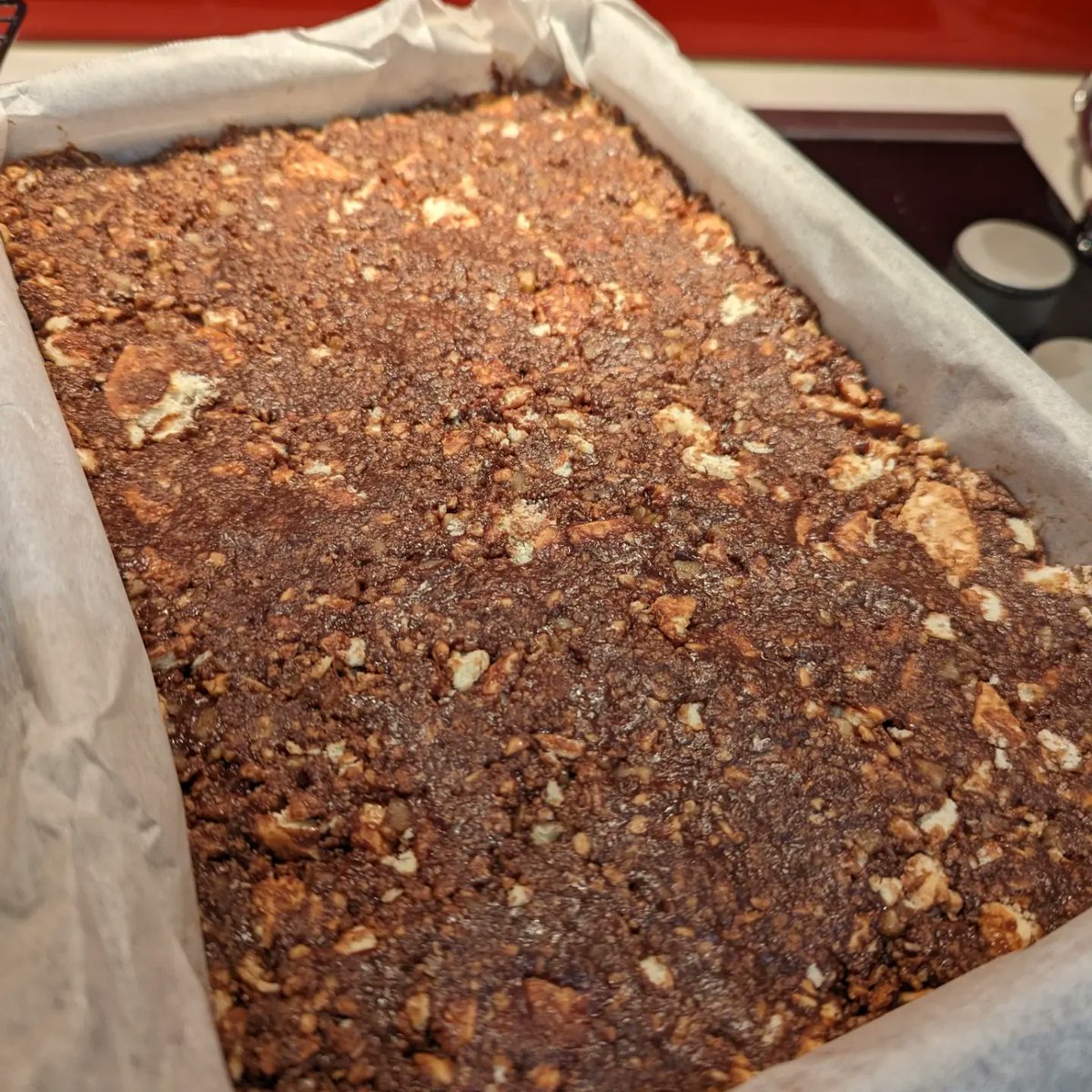 kjlindsay's tweet image. Had fun trying two of the recipes from the #TheGreatRareBooksBakeOff this afternoon. The first was the Chocolate Hedgehog 🦔 Slice from  The Jean Bowring Cookbook #BakeMonash monash.edu/library/rare-b…