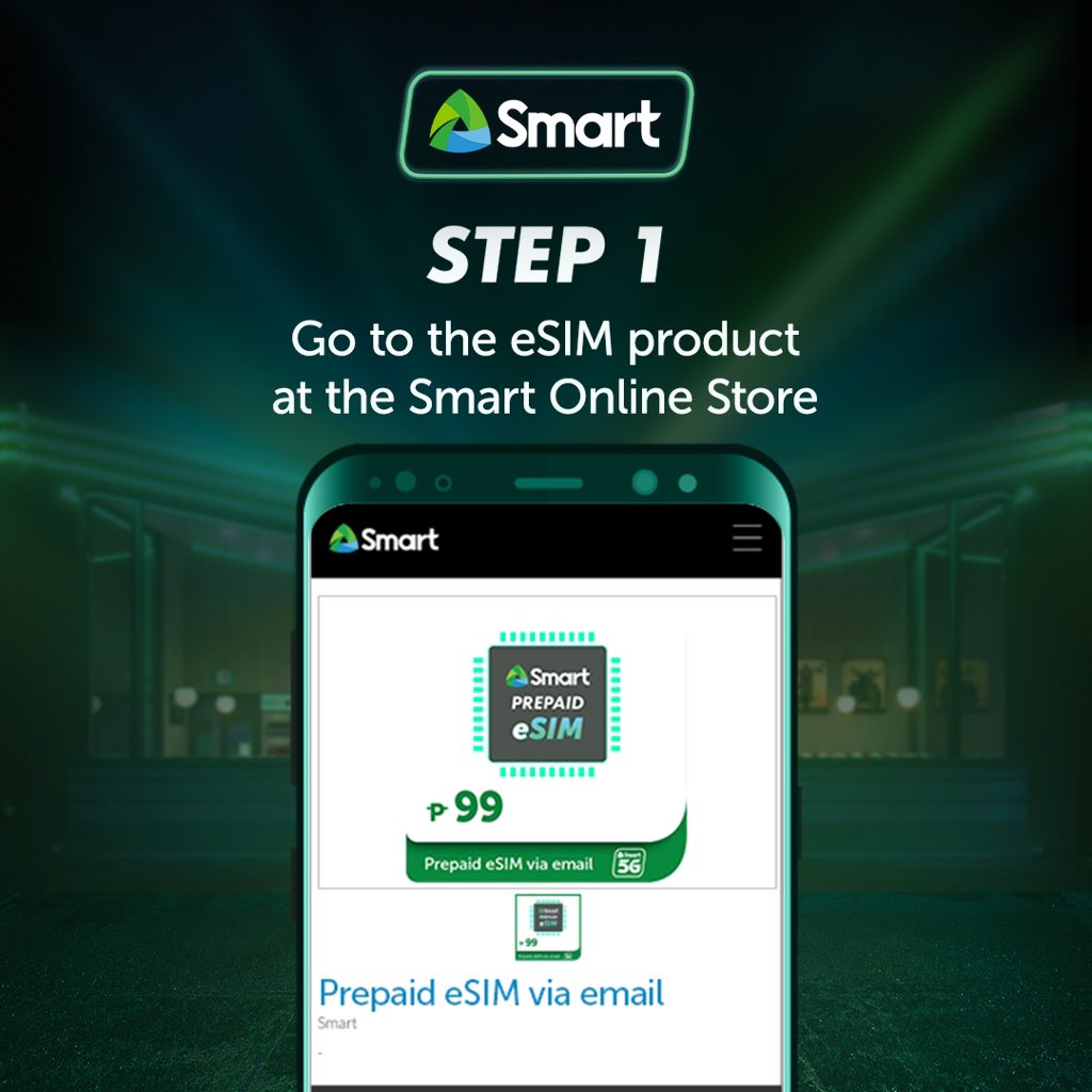 LiveSmart's tweet image. Dive into the convenience of Smart Prepaid eSIM and hassle-free activation. Order yours today through the Smart Online Store and receive your eSIM via email.

Buy now: smart.com.ph/buy-esim

#SmarteSIM