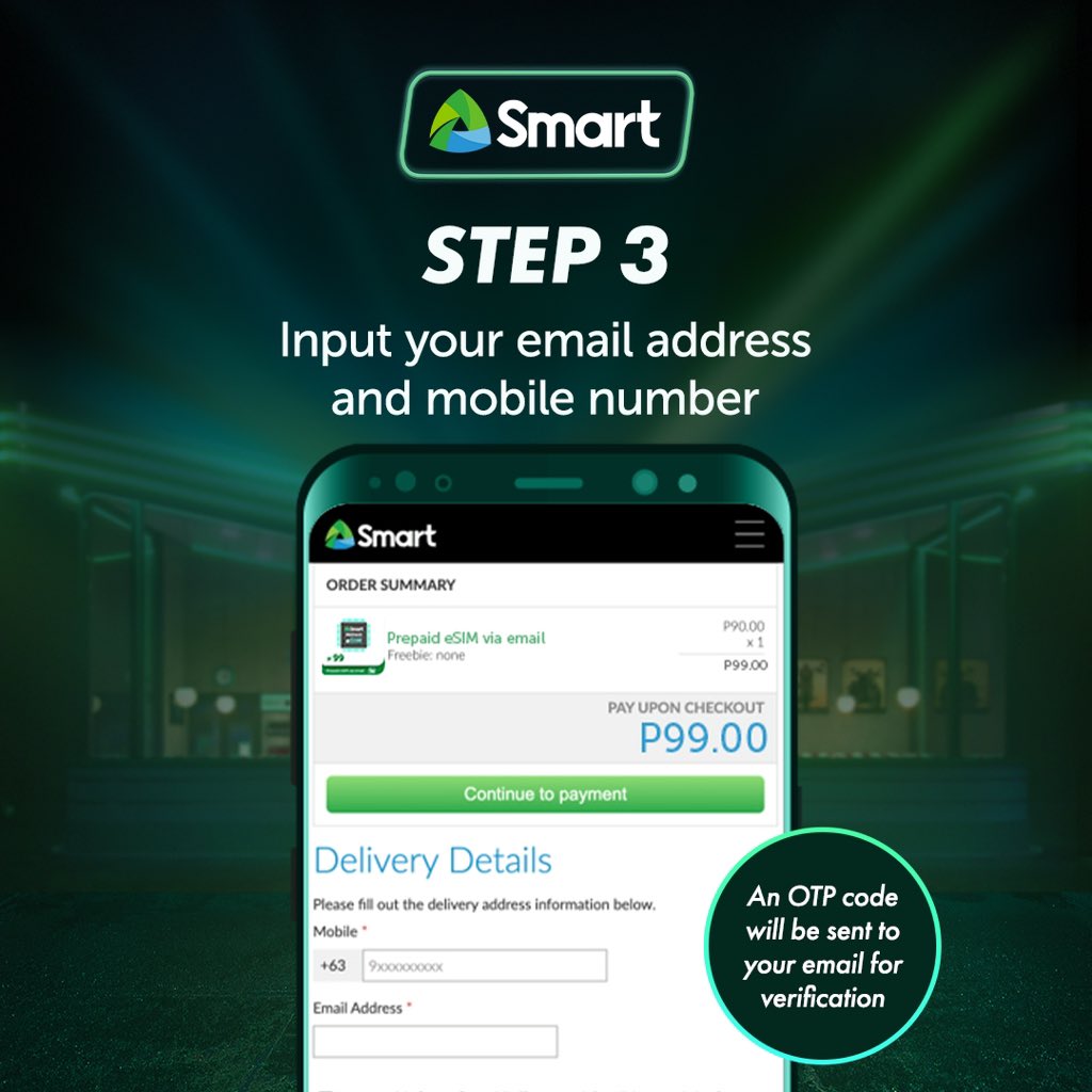 LiveSmart's tweet image. Dive into the convenience of Smart Prepaid eSIM and hassle-free activation. Order yours today through the Smart Online Store and receive your eSIM via email.

Buy now: smart.com.ph/buy-esim

#SmarteSIM