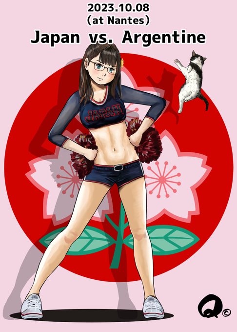 がんばれニッポン🇯🇵
みんなで応援しましょう🏉🏉🏉
うちの子もチアで応援しま～す😱
#ラグビーワールドカップ2023 