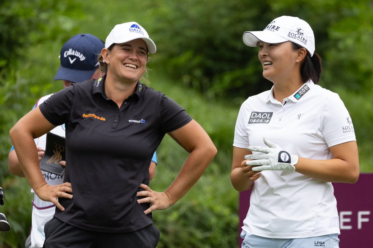 A pleasure to walk the Fairways this week with World Number 3 - Jin Young Ko. 

Disappointed the final round was cancelled today but big steps were taken! Week off before <a href="/WomenIndianOpen/">Hero Women's Indian Open</a> ! 

@Aramco_Series <a href="/LETgolf/">Ladies European Tour</a> @performance_54