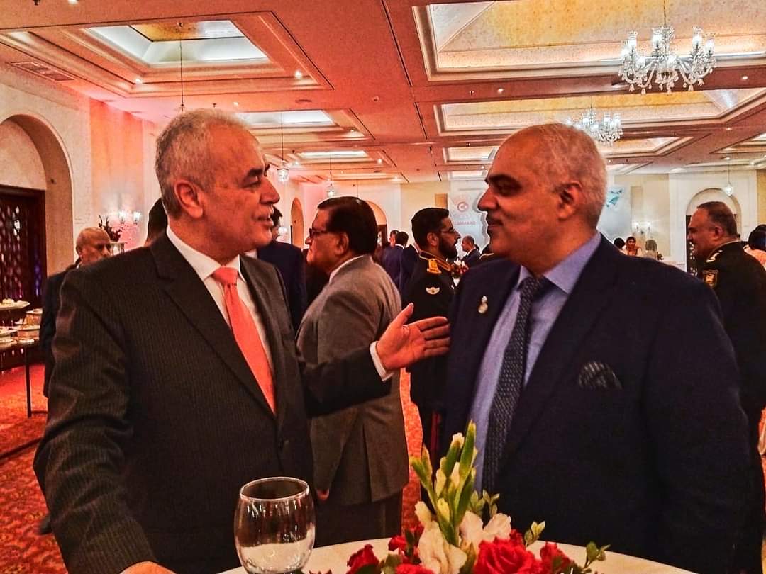 73Faisal's tweet photo. A year ago, I recall to meet H.E. Ahmed Jawad A.A. Rebei, Ambassador of State of Palestine 🇵🇸 to Islamic Republic of Pakistan 🇵🇰. 

"Palestine is the cement that holds the Arab world together, or it is the explosive that blows it apart." Yasser Arafat

#FreePalestine https://t.co/O8yZWzwrzC