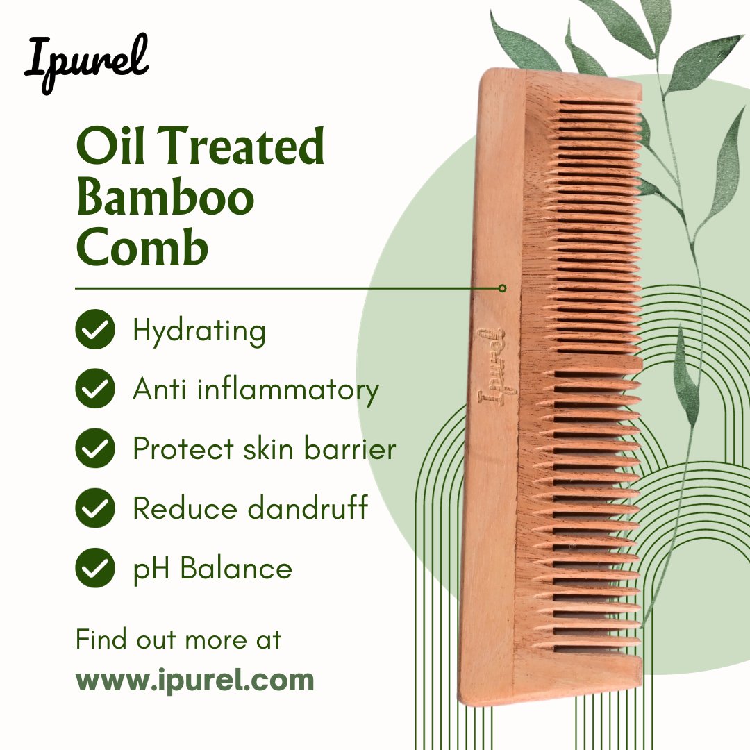 ipurelofficial's tweet photo. "🌿 Embracing Sustainable Beauty 🌿 Switching to bamboo combs for an eco-friendly, hair-friendly choice. Bamboo grows fast, reducing our carbon footprint, and these combs minimize breakage. Let's make eco-conscious choices for a greener planet. 🌍💚 #SustainableBeauty #BambooComb https://t.co/EUJeo02M35