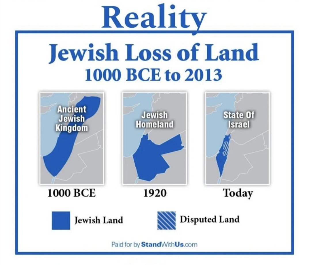 aryasinghbalwan's tweet photo. Propaganda Vs Reality

@Israel is always the the "Land of Jewish". Palestine, Jordan, Lebanon, Syria all these are parts of the ancient Kingdom of Israel. Israel has never occupied anyone's land, rather Israel's land has been captured by invaders. #IsraelAtWar #PrayForIsrael https://t.co/w1Al84mCJN