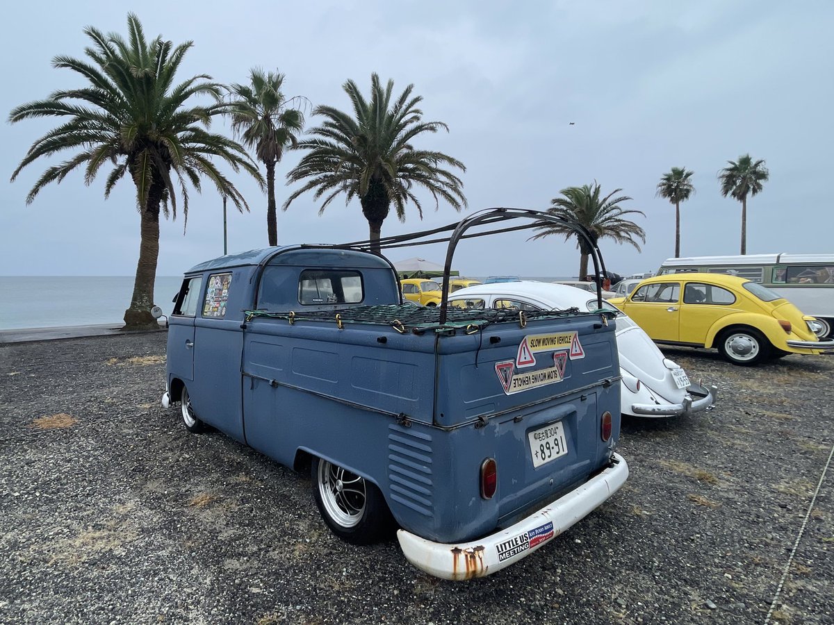 Tochan_VW's tweet image. 知多バグ行ってきた♪
スタッフの皆様お疲れ様でした

ホイール交換して初のイベントでした
扁平50だとタイヤハウスに当たらないので精神衛生上良いですね🙆
#vwtype2 #空冷VW #ワーゲンバス #タイプ2