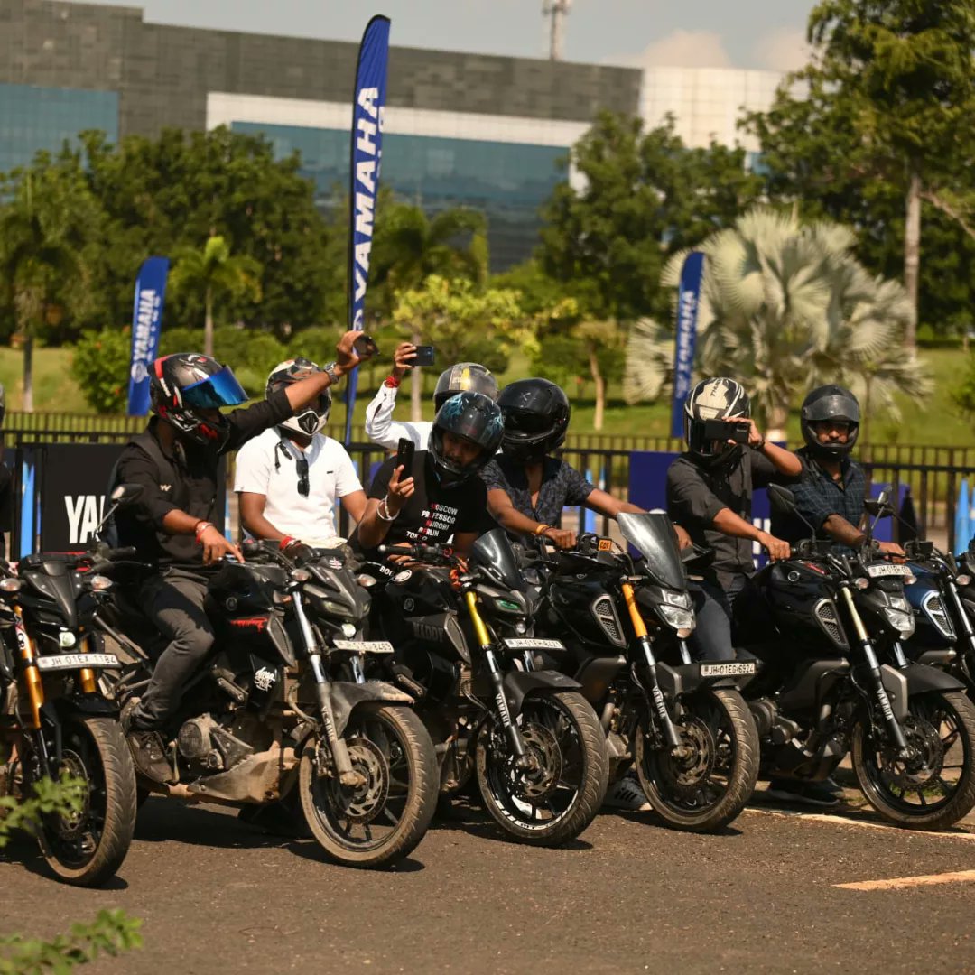 India_Yamaha's tweet photo. Join us in Ranchi as we rev up for an unforgettable COTB weekend filled with excitement, camaraderie, and the unmistakable sound of Yamaha engines.
.
.
#YamahaMotorIndia #Yamaha #YamahaRacing #COTBWeekend #COTBRanchi #TheCallOfTheBlue #TheCallOfTheBlueWeekend https://t.co/1wVnfHnYPV