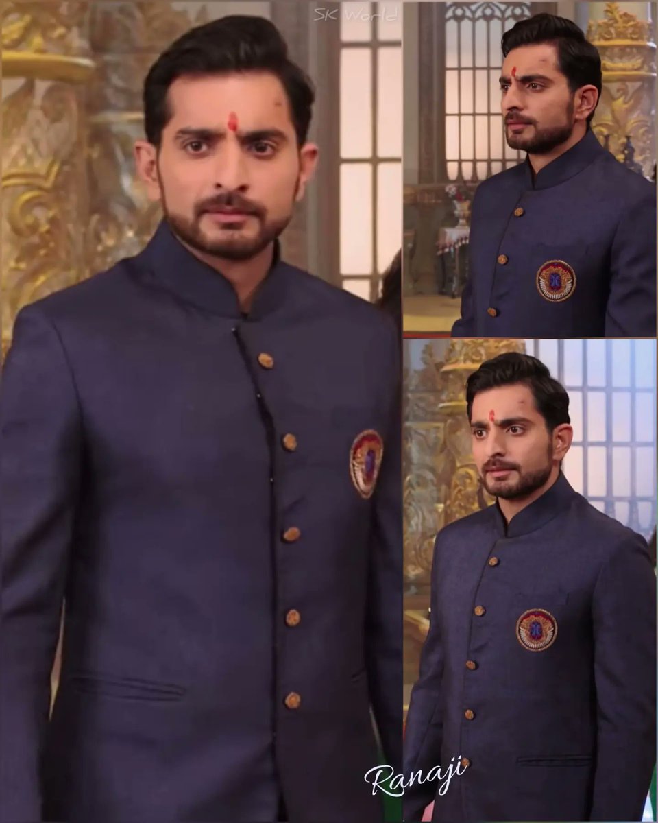 sidkworld's tweet image. Ranaji 👑 
Royal in Blue 💙.
#ExpressionKing
RanajiGayatri 
Ek Tha Raja Ek Thi Rani

@SiddhantKarnick @drashti10