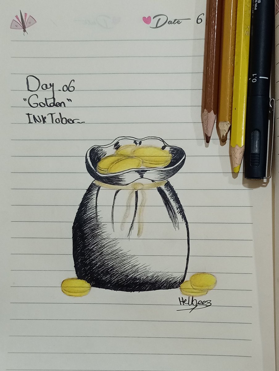 HelbeesN's tweet photo. Day 6
"Golden"
Inktober
#inktober2023 #Inktober #inktober2023day6 #InkTober2023Golden #DAY6 #Golden https://t.co/PdWwNBC2WY