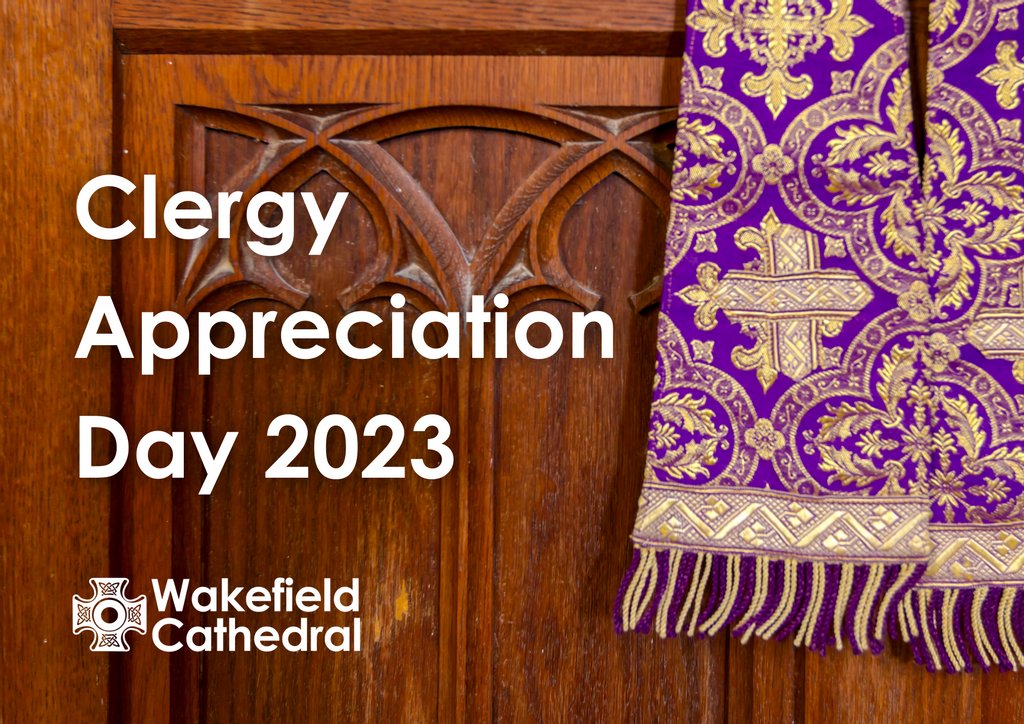 Today is #ClergyAppreciationDay! Here at Wakefield Cathedral, we'd like to take the time to say thank you to our clergy team. Do you have a fond memory involving our clergy? You can remind yourself of who's who here: t.ly/IKoxF