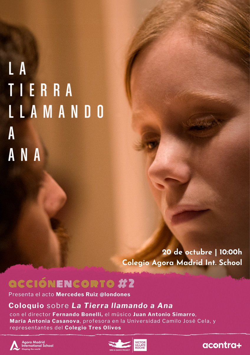 Mercedes #cineyeducación 🍏🎬 (@londones) on Twitter photo Vuelve #accionencorto #hilo
▶️ Anota #20oct desde el centro de <a href="/daniyecla/">Jose Daniel García</a> en #directo #45min #10peninsulares
▶️ Con <a href="/fbonellih/">Fernando Bonelli</a> y <a href="/JASimarro/">Juan Antonio Simarro</a> junto a <a href="/Macasanova2017/">Mariantonia Casanova</a>
▶️ Desde <a href="/acontraplus/">acontra+</a> solo con #registrarte tendrás enlace
Trailler #LaTierraLlamandoaAna youtu.be/qkbbgtQfVHY?si… Vuelve #accionencorto #hilo
▶️ Anota #20oct desde el centro de <a href="/daniyecla/">Jose Daniel García</a> en #directo #45min #10peninsulares
▶️ Con <a href="/fbonellih/">Fernando Bonelli</a> y <a href="/JASimarro/">Juan Antonio Simarro</a> junto a <a href="/Macasanova2017/">Mariantonia Casanova</a>
▶️ Desde <a href="/acontraplus/">acontra+</a> solo con #registrarte tendrás enlace
Trailler #LaTierraLlamandoaAna youtu.be/qkbbgtQfVHY?si…