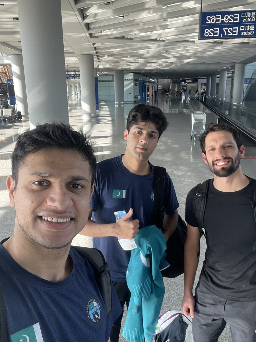 Muhammad Asim Khan (@asimkhansquash) on Twitter photo On our way to 🇵🇰 Remember our names we will come back more stronger than ever inshallah 🙌
<a href="/Noorzaman2004/">Noor Zaman</a> On our way to 🇵🇰 Remember our names we will come back more stronger than ever inshallah 🙌
<a href="/Noorzaman2004/">Noor Zaman</a>