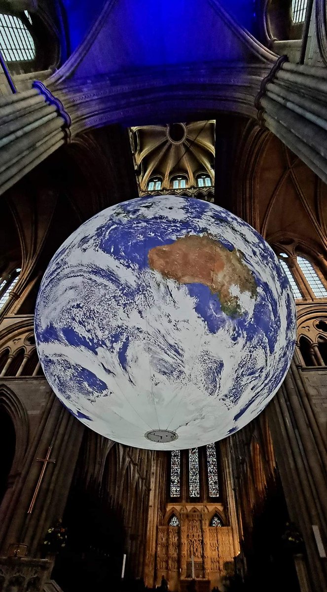 Got to see the beautiful Artwork, Gaia at Truro Cathedral last night, if you get a chance would really recommend going along, it is breathtakingly stunning!  <a href="/TruroCathedral/">Truro Cathedral</a>