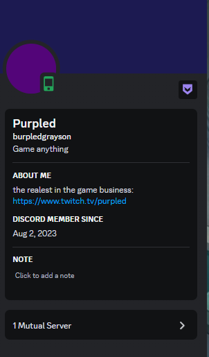 FilthyRaven's tweet photo. @burpled person added me on discord claiming to be you but I have so many sus https://t.co/Rijc4GaYGZ