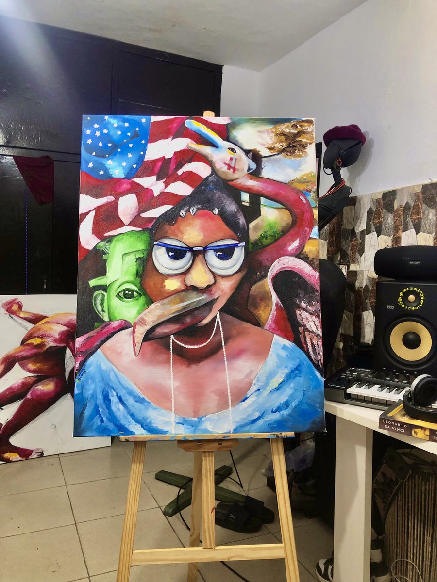 Aladeogo_'s tweet photo. Recently I started a study on the dynamics of the finest creatures of God; Women.
She must be protected by the powers of the world, Nature and divinity and the Spirit of our culture.
Oluwaseun Aladeogo Fashiona
#art #painting #beautifularts https://t.co/p06v3bOPku