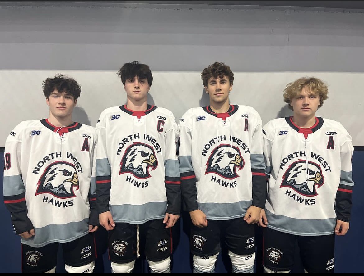 Introducing the U18 leadership group: 
Captain: Tristan Payne
Assistant Captain: Josh Williams
Assistant Captain: Michael Konechny
Assistant Captain: Jakob Tice 

#Leadership
#Hockey
#Captain 
#TrustUnitySoar 
#HawksSoar