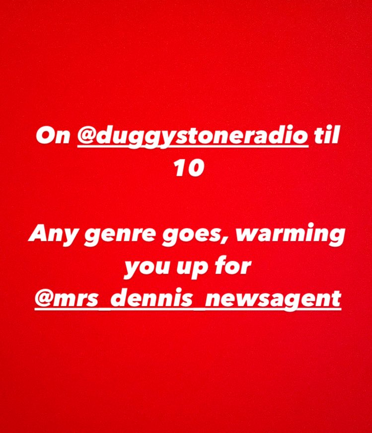 danevansradio's tweet image. Eddie is off again and I couldn’t sleep … 

m.mixcloud.com/live/duggyston…