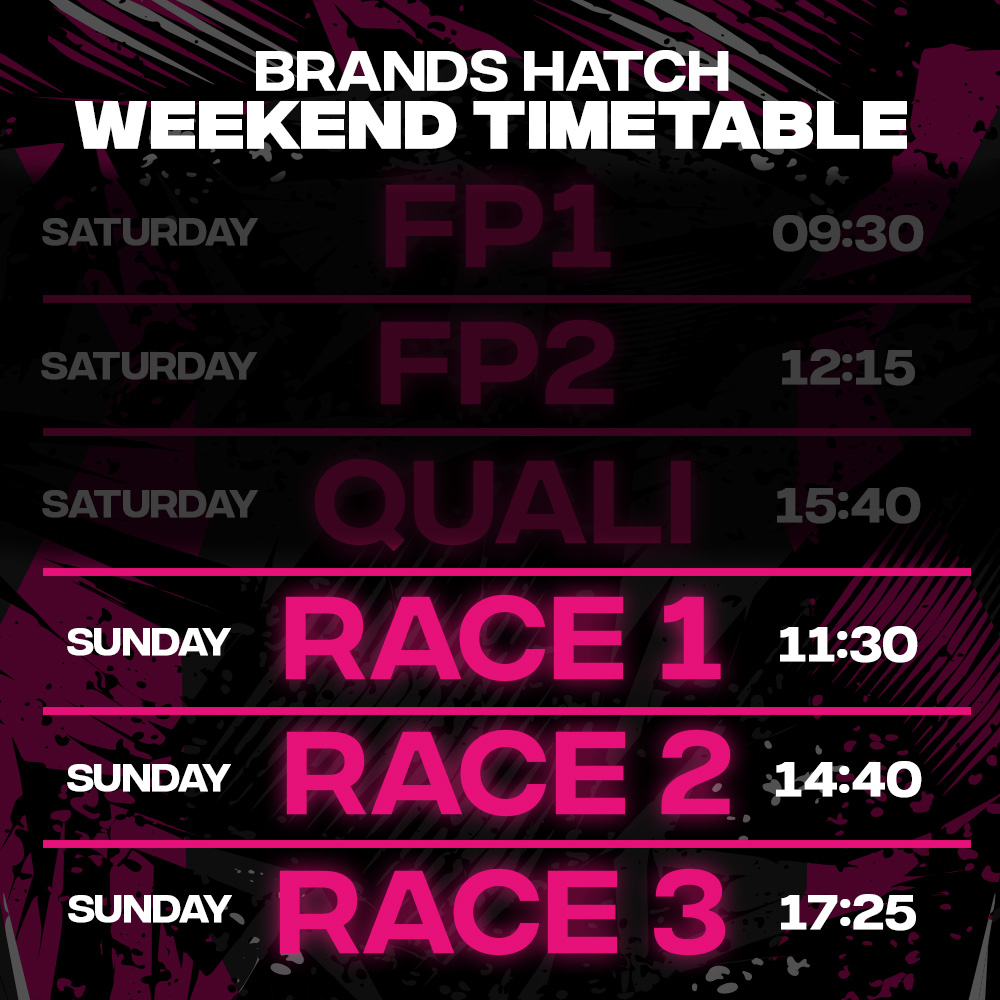 RACE DAY 🚨

The BTCC Finale is here!

Here are all the times you'll need for the final races of the 2023 BTCC season 👊

#TeamHARD #BTCC #SeasonFinale