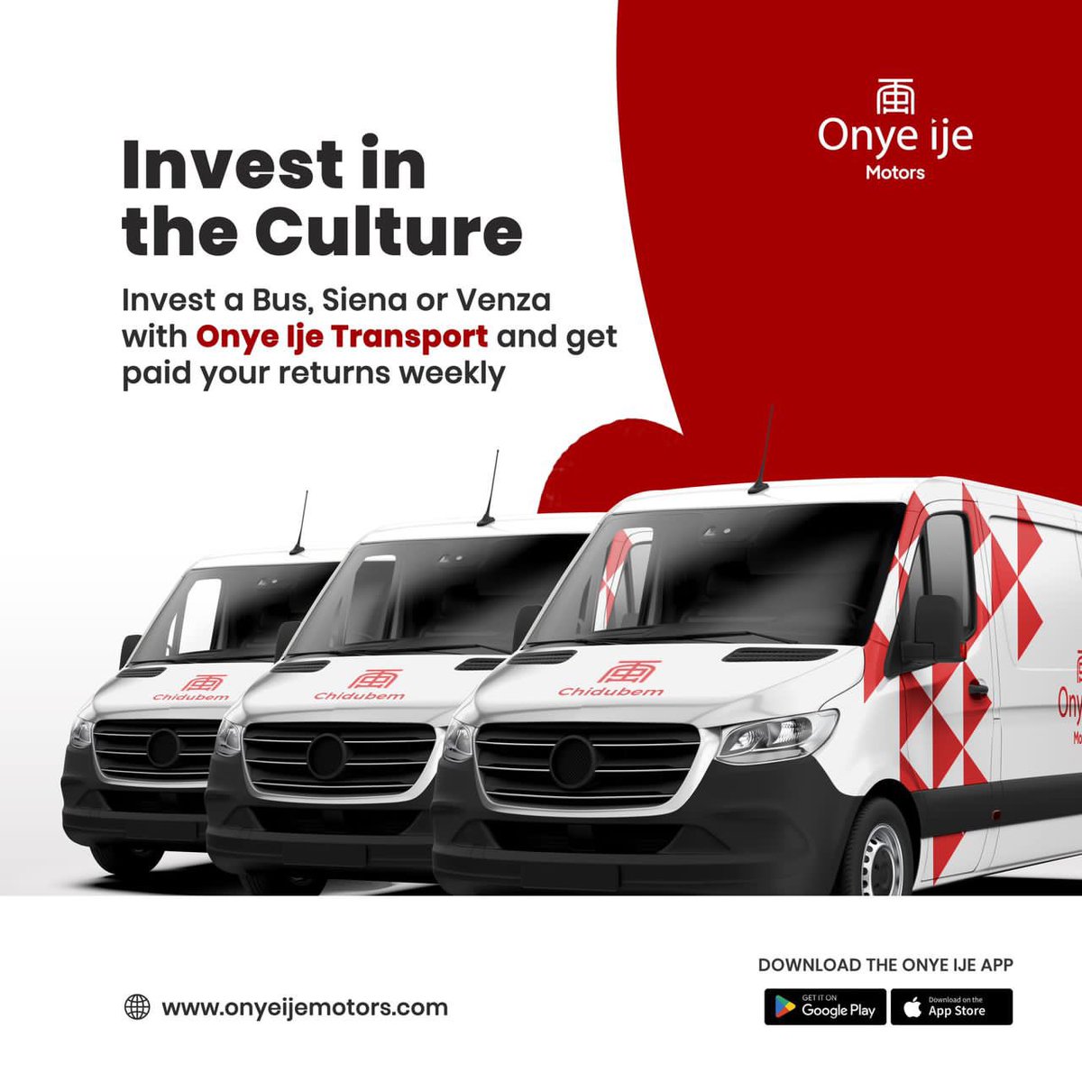 why wait? Join us on the journey to financial prosperity by investing in Onye Ije Motors today! 🚀💼 #InvestInSuccess #OnyeIjeMotors #RideToProsperity #DrivingYourWealth #InnovateInvestGrow'