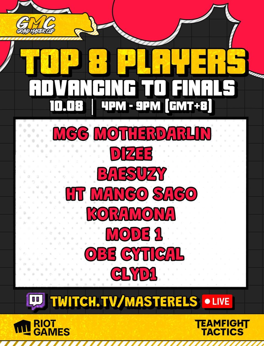 Grand Master Cup TFT - PH tweet media