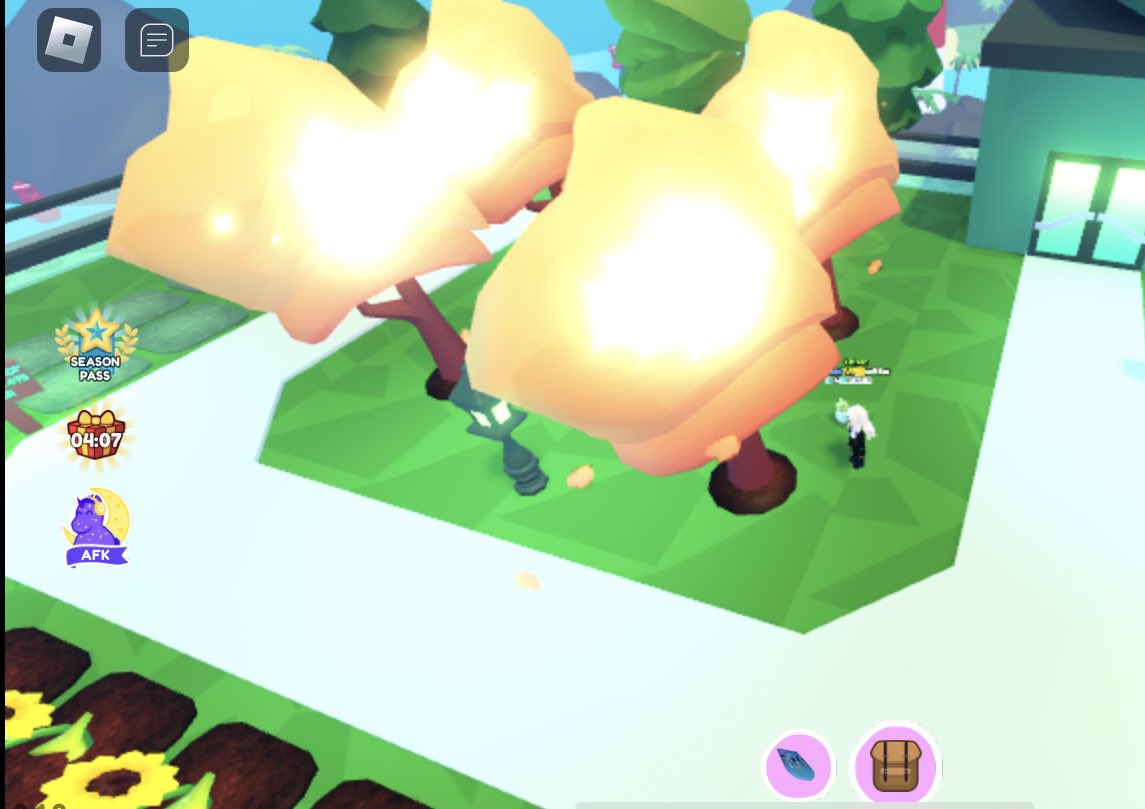 PomsPeeps's tweet photo. @AviatorGaming is there an update on when our peach trees will work ⁉️that is a huge part of my daily grind - 🫣now it’s been dayssss. #Roblox @WonderWorksRB #OLB2 #overlookbay2 hope we get a GEM REPLENISH- https://t.co/CRf2ffAH6u