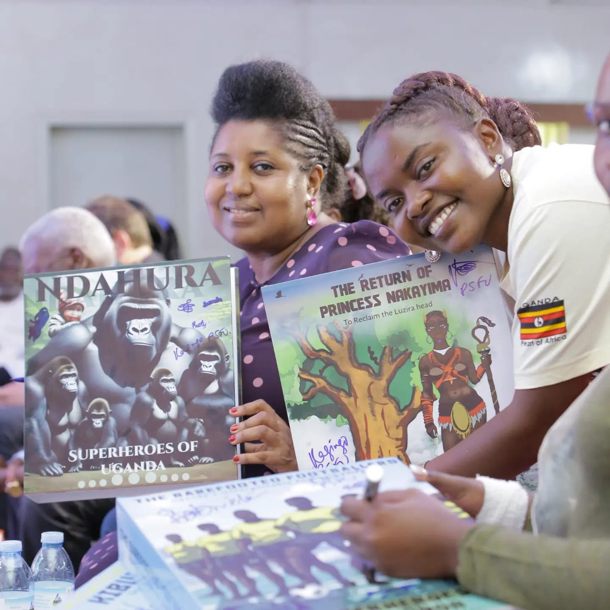 date_africa's tweet photo. 🇺🇬Uganda : The Ministry of Tourism, Wildlife and Antiquities launched the " Superheroes of Uganda" series at the Uganda Museum- celebrating and showcasing the rich cultural heritage of Uganda through a captivating collection of books and animated movies. 

#utdauganda #utdainfo https://t.co/T8PSltFe9k