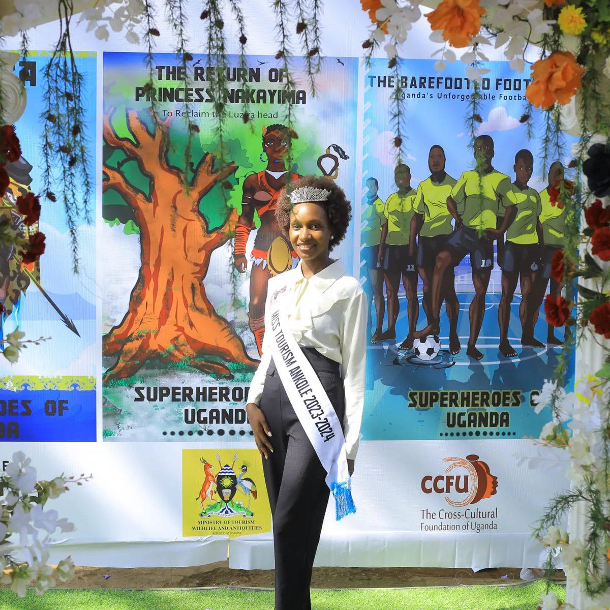 date_africa's tweet photo. 🇺🇬Uganda : The Ministry of Tourism, Wildlife and Antiquities launched the " Superheroes of Uganda" series at the Uganda Museum- celebrating and showcasing the rich cultural heritage of Uganda through a captivating collection of books and animated movies. 

#utdauganda #utdainfo https://t.co/T8PSltFe9k