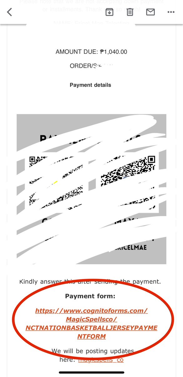 Note: Don't forget to answer the PAYMENT FORM at the end of the order confirmation email. 
No payment form = no payment/no item