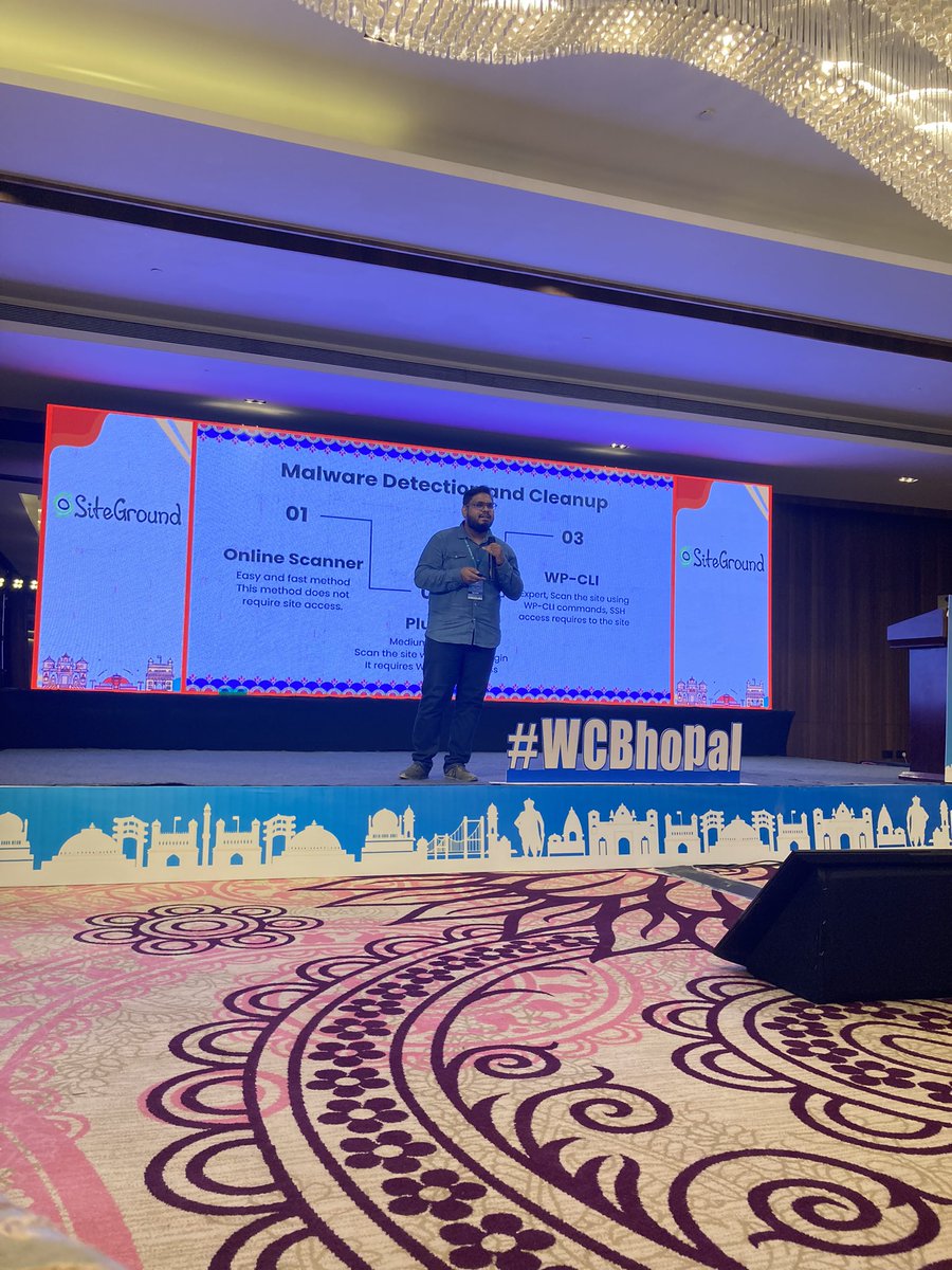 <a href="/ethicalimran/">ethicalimran</a> is talking about WordPress Security and Cleanup. 

Do join him in track 1 <a href="/wcbhopal/">WordPress Bhopal | WCBhopal 2025 Happening Now!</a>