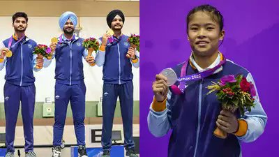 India's Medal Harvest produces crops of 28 Golds, 38 Silvers, 41 Bronzes in Asia Games 2023. 

Proud moment for every Indian🏅🇮🇳

#asiagames2023
#india 
#indianblogger 
#ProudIndian