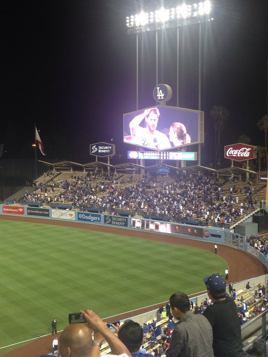 kevbeezy's tweet photo. @GonsolinRBW Got lucky &amp; was able to witness history.  This moment will always make Kersh a legend. We’ll bounce back Go Dodgers!! https://t.co/Wo8X3ZuSB7