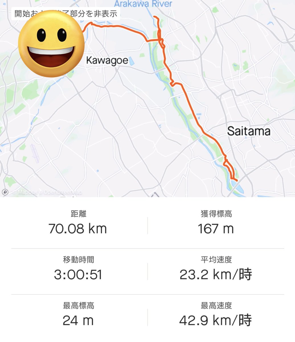 sakurabu_ohka's tweet photo. 彩湖にょろにょろ
榎本牧場ジェラートはブルーベリーとティラミス
行きは調子が良かったですが、どうやら追い風だった模様
彩湖で引き返したら向かい風でペースダウン
両腿に疲労感溜まって来てたので、自宅付近まで戻ってきてそのまま帰宅しました
走り足りなかった!
#RS8
#サイクリング https://t.co/76SZwEYxsb