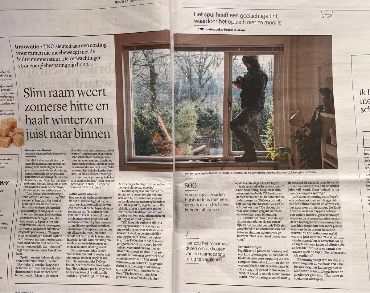 Geen woord over zonwering in dit artikel over een revolutionaire coating die in de zomer warmte buiten houdt en in de winter warmte binnenlaat.

HR++ in combinatie met zonwering doet precies dat. 

Ondanks dat wel een interessante ontwikkeling.