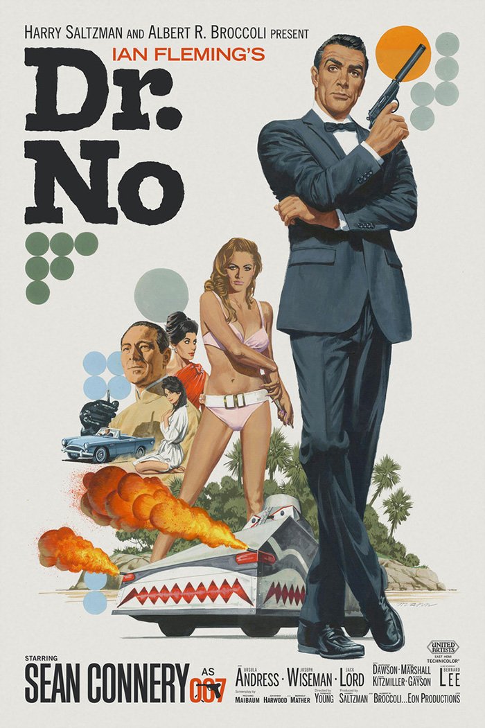 MatthewAMullins's tweet image. Alternative Poster for Dr. No (1962)
Aka: Ian Fleming&apos;s Dr. No, Doctor No
By Paul Mann    paulmannartist.com
instagram.com/paulmannart
#DrNo #AlternativePoster #PaulMann