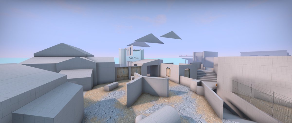 JimFKennedy's tweet image. Vandal went through a rough time, but it&apos;s still my best mapping work [so far]. For #blocktober I wanted to show how far it went from its early CSGO greybox to the current CS2 build.